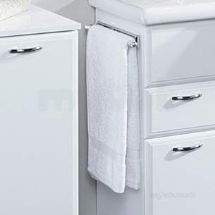 Hib Lighting Cabinets and Mirrors -  Hib Hh1-32cgl Chrome Denia Sorrento Towel Rail