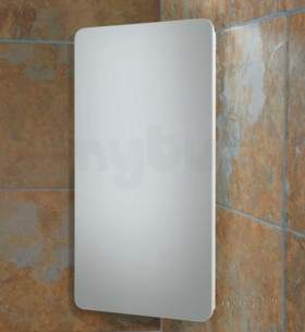 Hib Lighting Cabinets and Mirrors -  Hib 9101300 White Turin Corner Bathroom Cabinet With Single Mirrored Door
