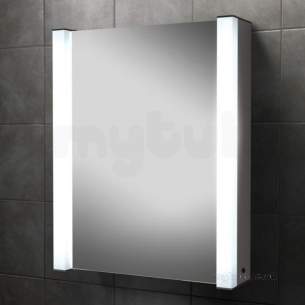 Hib Lighting Cabinets and Mirrors -  Velocity 605mmx750mm Double Sided Mirror Bathroom Cabinet Doors Adjustable Shelves