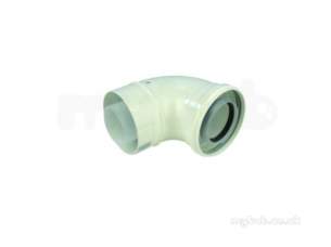 Ideal Domestic Gas Boilers -  Ideal 203130 Na 90 Degree Flue Elbow Kit