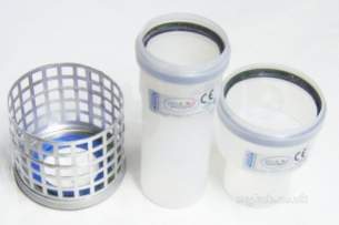 Ideal Domestic Gas Boilers -  Ideal 203136 Na Powered Vertical Flue Kit