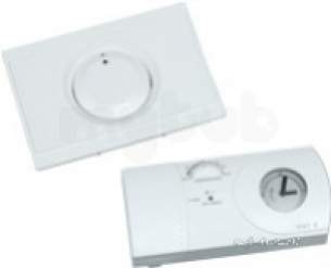 Ideal Logic Logic Plus Flues and Accessories -  Ideal 204824 White Logic Radio Mechanical Programmer Room Thermostat Kit