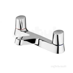 Ideal Standard Brassware -  Ideal Standard B9674aa Chrome Alto Dual Knob Bath Filler With Ceramic Disc