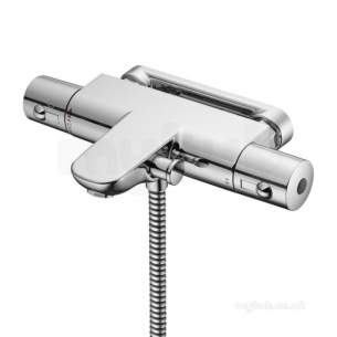 Ideal Standard Showers -  Ideal Standard A5634aa Chrome Alto Thermostatic Shower Mixer Without Kit