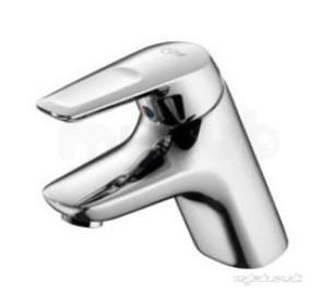 Ideal Standard Brassware -  Ideal Standard A5652aa Chrome Ceramix Blue Monobloc Basin Tap With Pop Up Waste