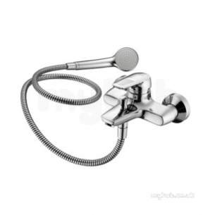 Ideal Standard Brassware -  Ideal Standard B9490aa Chrome Ceramix Blue Single Lever Bath Shower Mixer Hp Systems