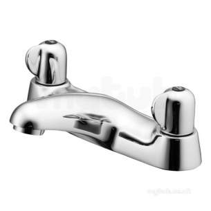 Armitage Shanks Domestic Brassware -  Ideal Standard B9856aa Chrome Elements Brass Bath Filler Ceramic Disc