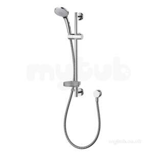 Ideal Standard Showers -  Ideal Standard Chrome Idealrain Shower Kit With 100mm 3 Function Hand Set 600mm Rail And 1.35 M Hose B9416aa