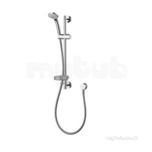 Ideal Standard Showers -  Chrome Idealrain Shower Kit With 3 Function Handset Rail And 1.8 M Hose
