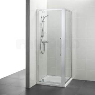 Ideal Standard Kubo Enclosures -  Ideal Standard T7373eo Bright Silver Kubo 800mm Pivot Door