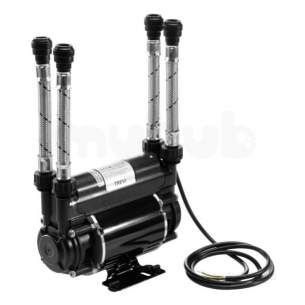 Ideal Standard Showers -  E6806nu Na 1.5 Bar Twin Impeller Shower Pump