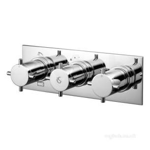 Ideal Standard Showers -  Ideal Standard A5601aa Chrome Tt Oposta Thermostatic Shower Mixer 2-way Diverter