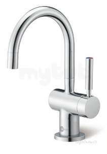 In Sink Erator Waste Disposal Products -  Insinkerator 44320 Chrome Hc3300c Indulge Single Handle Hot And Cold Water Tap