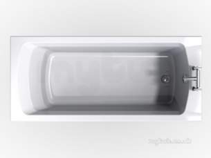 Jacuzzi Acrylic Baths and Panels -  Jacuzzi Pro Jbscfo360 White Elatus 1685mm Wide No Tap Hole Bath With Grips