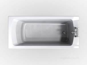 Jacuzzi Acrylic Baths and Panels -  Jacuzzi Pro Jbscfo368 White Elatus 1600mm Jplus No Tap Hole Bath