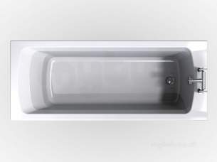 Jacuzzi Acrylic Baths and Panels -  Jacuzzi Pro Jbscfo370 White Elatus 1685mm Jplus No Tap Hole Bath