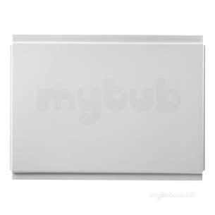 Jacuzzi Acrylic Baths and Panels -  Jacuzzi Pro Jbsjac847 White Streamline 800mm Jplus End Bath Panel