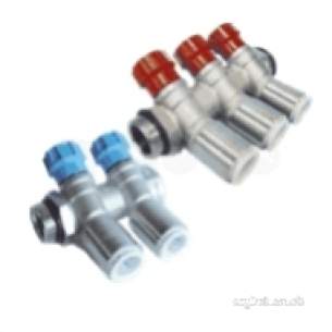 John Guest Speedfit Pipe and Fittings -  John Guest Jgman3 Na 3 Port Brass Manifold