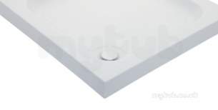 Jt Breeze Trays -  Just Trays Br76m100 White Breeze 760x760 Square Shower Tray In Stone Resin Abs
