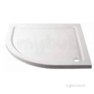 Jt Breeze Trays -  Just Trays Br90qm120 White Breeze 900x900 Quadrant Shower Tray With Upstand