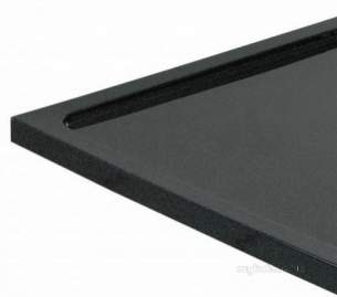 Just Trays Jt40 Slimline Shower Trays -  Just Trays Nl1690015 Steel Grey Natural 1600x900 Shower Tray With Sleek Design