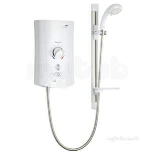 Mira Advanced Lp Eshowers -  Mira 1.1759.001 White/chrome Advance 9.0 Kw Electric Shower For Lp Systems