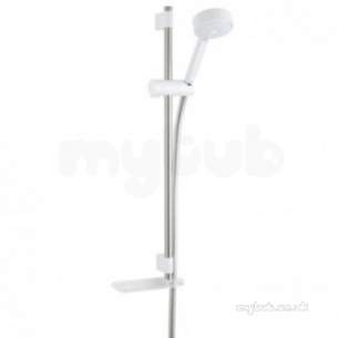 Mira Shower Accessories -  Mira 2.1703.015 White/chrome Beat Shower Kit 4 Spray Hand Spray 1.25 M Hose