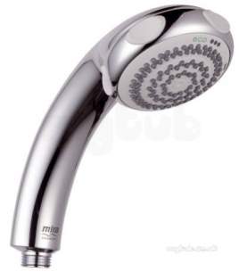 Mira Showers -  Mira 1.1540.267 Chrome Logic Shower Head 1/2 Inlet