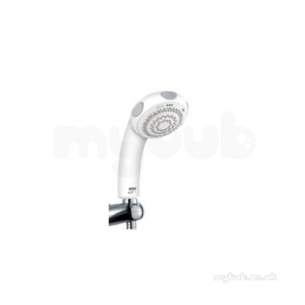 Mira Showers -  Mira 2.1605.110 White Eco 3 Spray Water Saving Showerhead