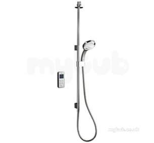 Mira Vision Digital Showering -  Mira 1.1797.002 White/chrome Vision Biv Ceiling Fed Pumped Digital Shower Mixer