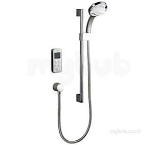 Mira Vision Digital Showering -  Mira 1.1797.003 White/chrome Vision Biv Ceiling Rear Fed High Pressure Digital Shower