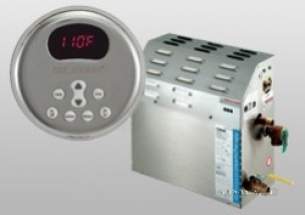 Nordic Sounas Steam Generators -  Mr. Steam Ms10ke Plus 3 Chrome 10 Kw Steam Generator With Controls Triple Phase