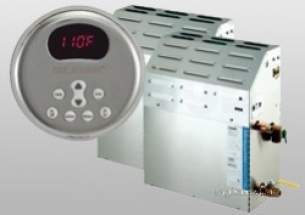 Nordic Sounas Steam Generators -  Mr. Steam Ms20ke Plus 3 Chrome 20 Kw Steam Generator With Controls Triple Phase