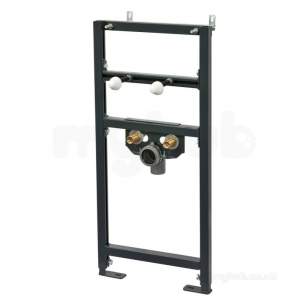 Francis Pegler Wall Frames -  Pegler Yorkshire 4p9001 Black Perfecta 1170mm Concealed Bathroom Wash Basin Frame