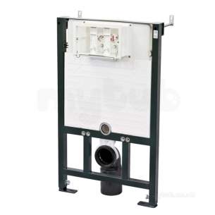 Francis Pegler Wall Frames -  Pegler Yorkshire 4p9009 Black Perfecta 866 Mm Concealed Wc Frame With Cistern
