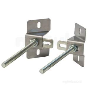 Francis Pegler Wall Frames -  Perfecta Metal Adapter Brackets For Wc Corner Frame Installation