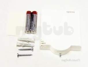 Uponor Underfloor Heating -  Uponor 1000528 White Radio Public Thermostat