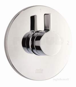 Rada Commercial Products -  Rada 1.1651.006 Chrome V12 Single Handle Concealed Two Outlet Diverter Valve