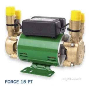 Salamander Shower Pumps -  Force Shower Pump Brass End Twin Water Supply For Positive Head At 1.5 Bar
