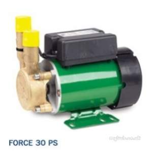 Salamander Shower Pumps -  Force Shower Pump Brass End Single Water Supply For Positive Head At 3.0 Bar