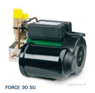Salamander Shower Pumps -  Force Shower Pump Brass End Universal Single Water Supply At 3.0 Bar