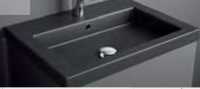Salgar Showroom Furniture -  Salgar 15320 Black Cangas Wash Basin 600x455mm