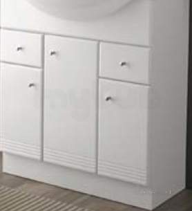 Bathroom Furniture -  Salgar 9452 White Polo Vanity Cabinet 810x700mm