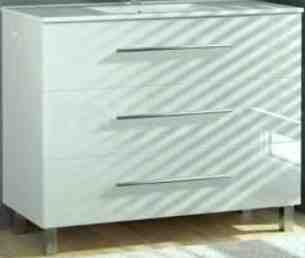 Salgar Showroom Furniture -  Salgar 15502 White Rodas Vanity Cabinet 710x997 Mm