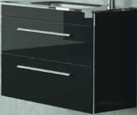 Salgar Showroom Furniture -  Salgar 15494 Black Serie 35 Vanity Cabinet 550x797 Mm