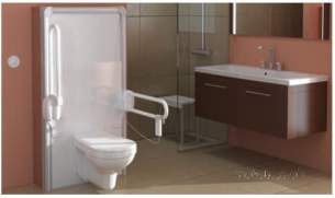 Saniflo Domestic Sanitary Systems -  Saniflo 1116 White Sanimatic Adjustable Height Toilet With Wired Remote