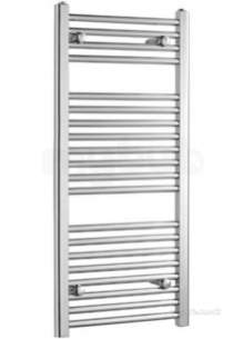 Caradon Ladder Towel Rails -  Stelrad 142768 Chrome Straight Ladder Heated Towel Rail 1800mm H X 500mm W