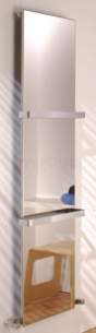 The Radiator Company Towel Warmers and Decorative Rads -  Icebh4512s Ss Ice Bagno 465x1220mm Heated Horizontal Bathroom Towel Rail 1 Towel Bar
