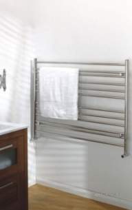 The Radiator Company Towel Warmers and Decorative Rads -  Iris8110s Ss Iris 810x1000mm Heated Towel Rail Automatic Bleed Valve