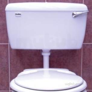 Thomas Dudley Cisterns -  Thomas Dudley Pdibls314365 Black Diplomat Cistern With Side Inlet Side Outlet In Black